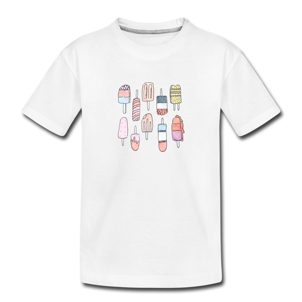 Youth Popsicle Organic T-Shirt - white