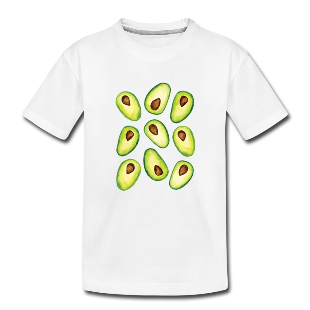 (UPDATE) Youth Avocados Organic T-Shirt - white