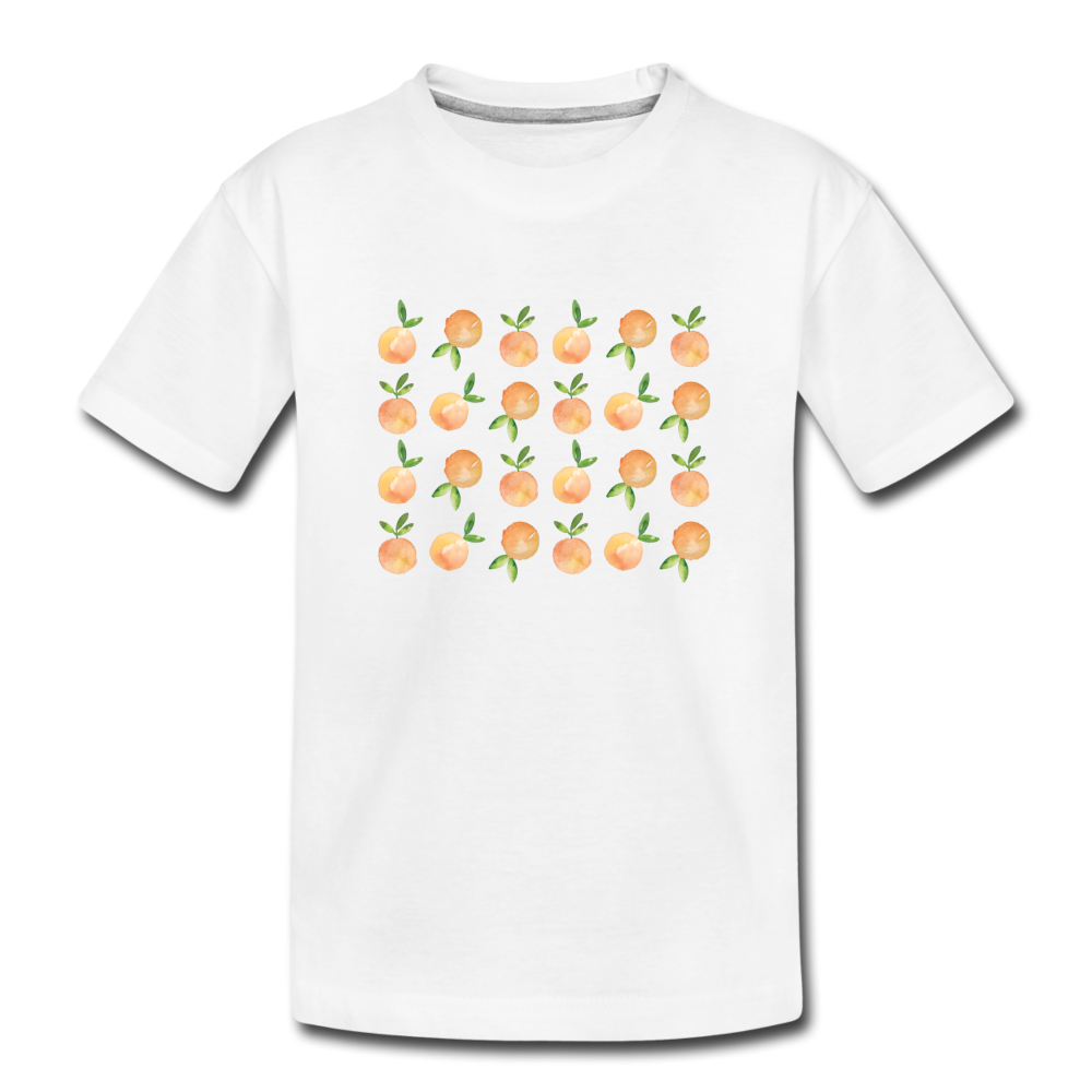 Youth Oranges Organic T-Shirt - white